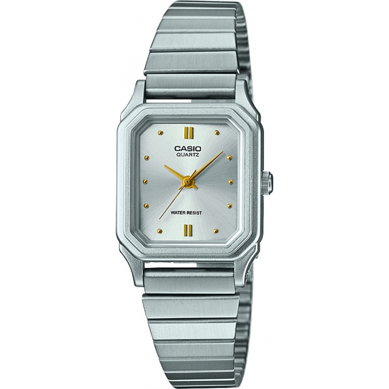 Casio LQ-400D-7AEF レディースコアシルバースチールブレスレットウォッチ